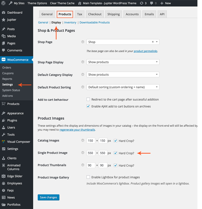 WooCommerce Single Image Size